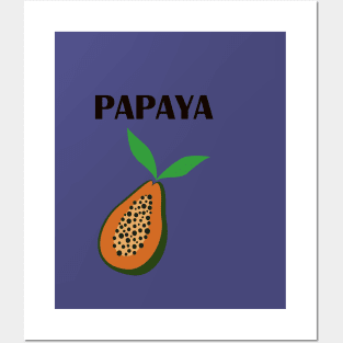 Papaya Posters and Art